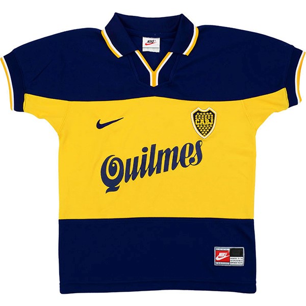 Camiseta Boca Juniors Primera Retro 1999 Azul Amarillo